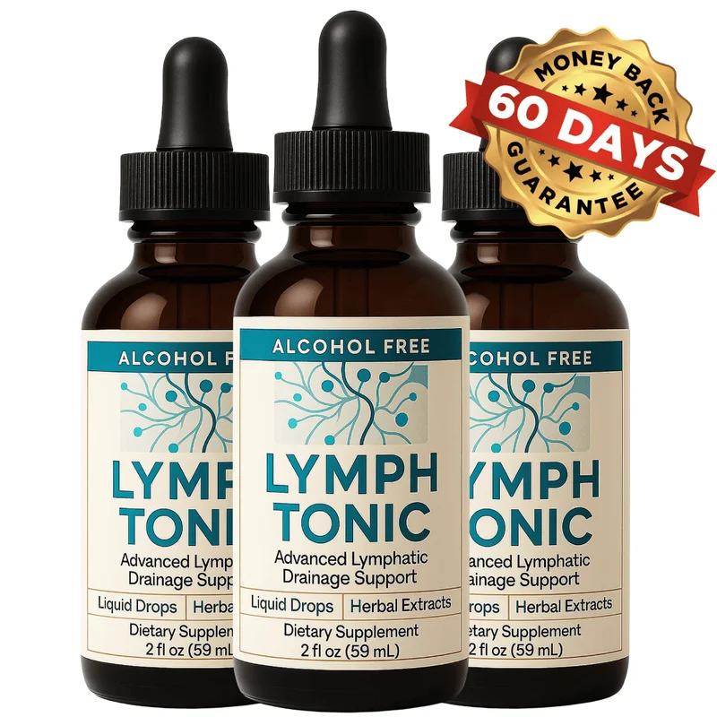 Lymph Tonic Longevity & Vitality Health — 3 Bottle / 90 Day Pack