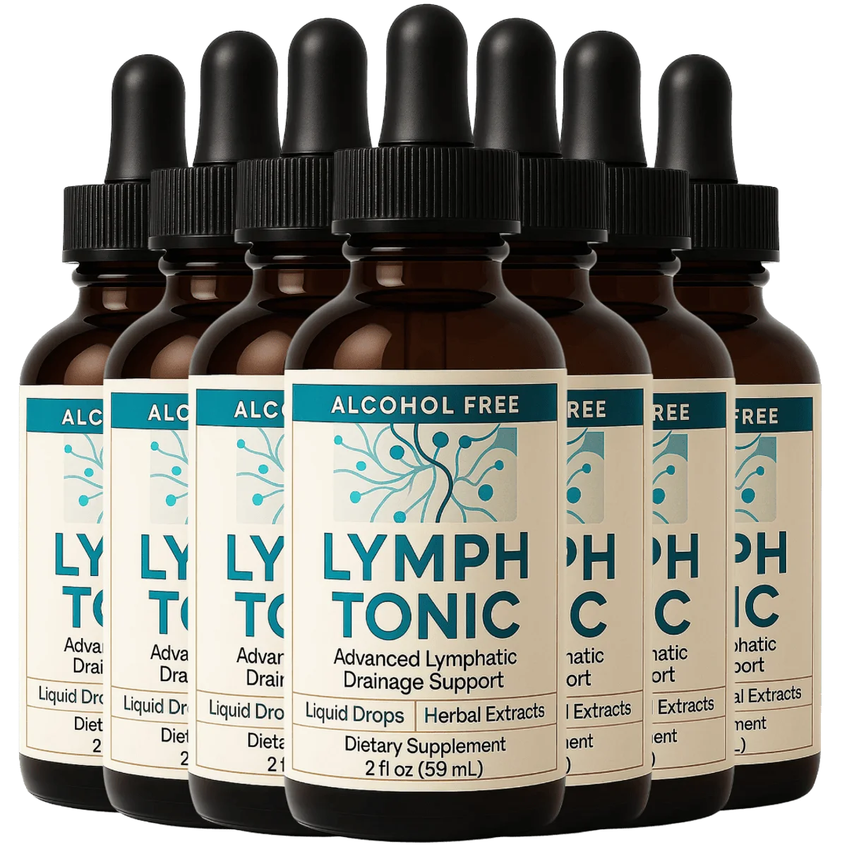 Lymph Tonic Longevity & Vitality Health — Front Label